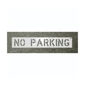 C.H. Hanson Commercial Stencil, Heavy Duty Reusable, No Parking CharacterLegend, 4 In Character Height, 3 In, 69999 69999